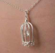 Love’s cage chain of waist silver